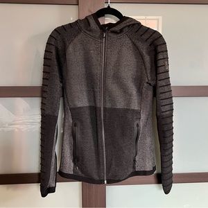Womens Intraknit Merino Fleece full zip hoodie